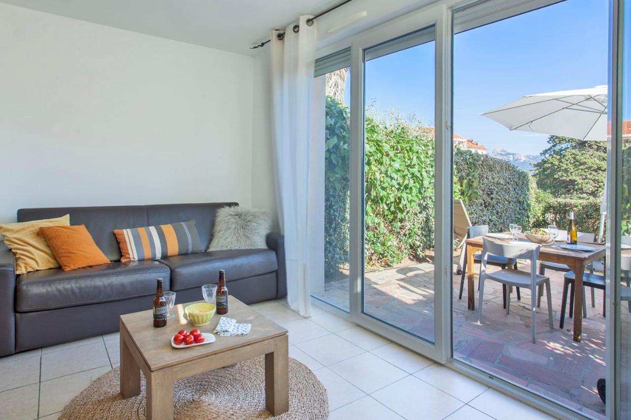קאלבי Mare Appart Avec Jardin Et Bbq Vue Mer Et Montagne Plage Et Port A 2 Pas מראה חיצוני תמונה