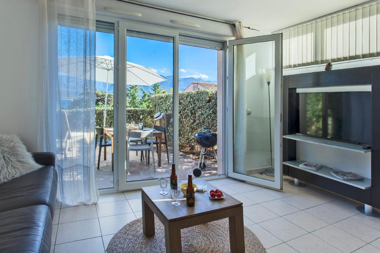 קאלבי Mare Appart Avec Jardin Et Bbq Vue Mer Et Montagne Plage Et Port A 2 Pas מראה חיצוני תמונה