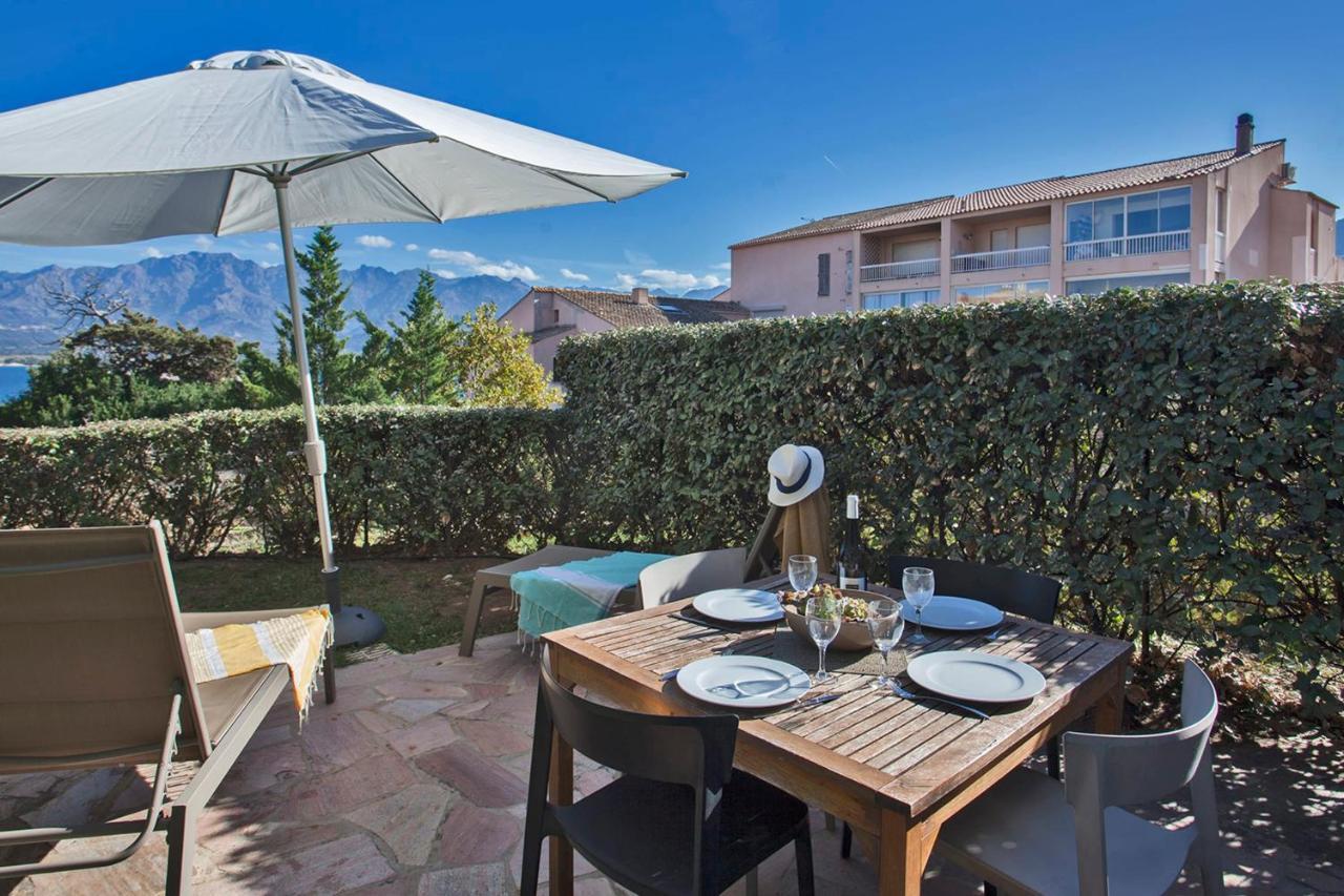 קאלבי Mare Appart Avec Jardin Et Bbq Vue Mer Et Montagne Plage Et Port A 2 Pas מראה חיצוני תמונה