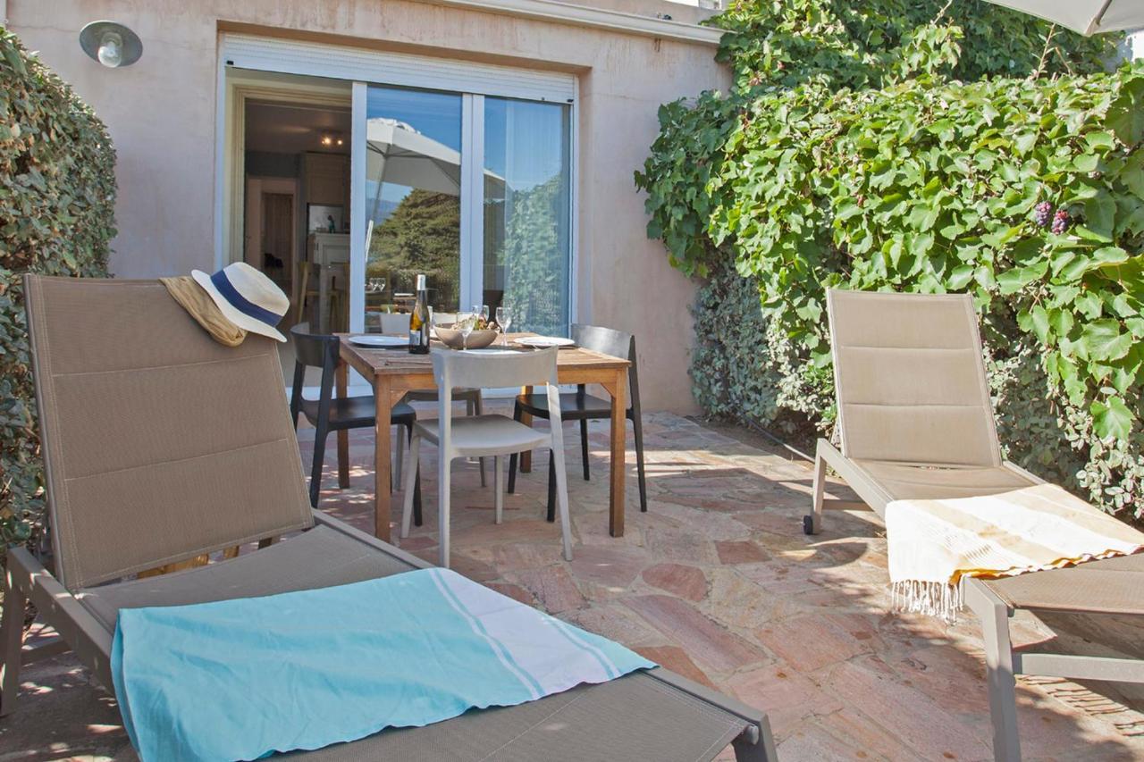 קאלבי Mare Appart Avec Jardin Et Bbq Vue Mer Et Montagne Plage Et Port A 2 Pas מראה חיצוני תמונה